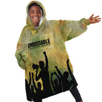 Fannie Lou Hamer Kid Wearable Blanket Hoodie Unbossable Quote Design Protest Silhouettes and Voting Rights Tribute - Wonder Print Shop