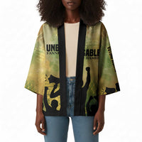 Fannie Lou Hamer Kimono Unbossable Quote Design Protest Silhouettes and Voting Rights Tribute - Wonder Print Shop