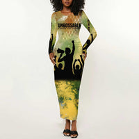 Fannie Lou Hamer Long Sleeve Bodycon Dress Unbossable Quote Design Protest Silhouettes and Voting Rights Tribute - Wonder Print Shop