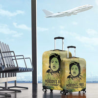 Fannie Lou Hamer Luggage Cover Unbossable Quote Design Protest Silhouettes and Voting Rights Tribute - Wonder Print Shop