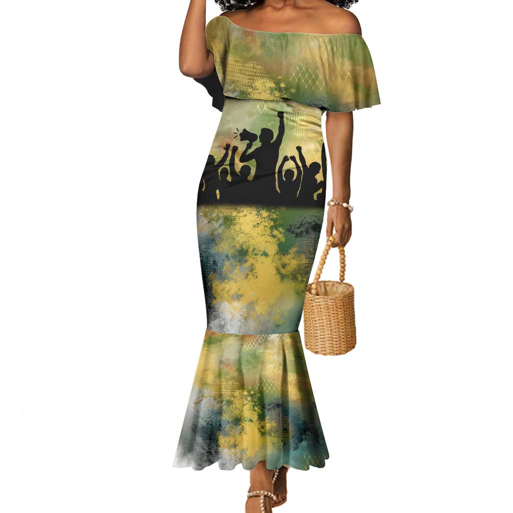 Fannie Lou Hamer Mermaid Dress Unbossable Quote Design Protest Silhouettes and Voting Rights Tribute - Wonder Print Shop