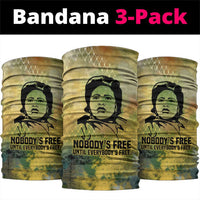 Fannie Lou Hamer Neck Gaiter Unbossable Quote Design Protest Silhouettes and Voting Rights Tribute - Wonder Print Shop