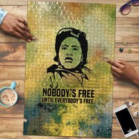 Fannie Lou Hamer Puzzle Unbossable Quote Design Protest Silhouettes and Voting Rights Tribute - Wonder Print Shop
