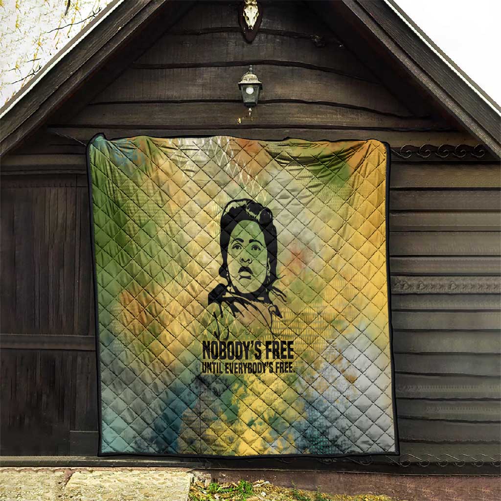 Fannie Lou Hamer Quilt Unbossable Quote Design Protest Silhouettes and Voting Rights Tribute - Wonder Print Shop