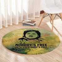Fannie Lou Hamer Round Carpet Unbossable Quote Design Protest Silhouettes and Voting Rights Tribute - Wonder Print Shop