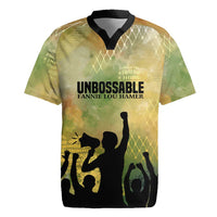 Fannie Lou Hamer Rugby Jersey Unbossable Quote Design Protest Silhouettes and Voting Rights Tribute - Wonder Print Shop