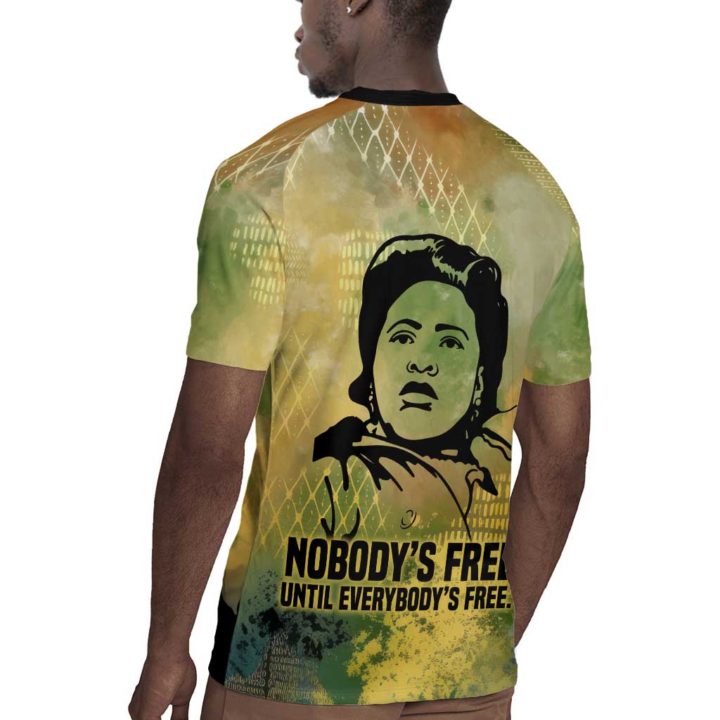 Fannie Lou Hamer Rugby Jersey Unbossable Quote Design Protest Silhouettes and Voting Rights Tribute - Wonder Print Shop