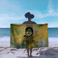 Fannie Lou Hamer Sarong Unbossable Quote Design Protest Silhouettes and Voting Rights Tribute - Wonder Print Shop