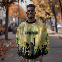 Fannie Lou Hamer Sweatshirt Unbossable Quote Design Protest Silhouettes and Voting Rights Tribute - Wonder Print Shop