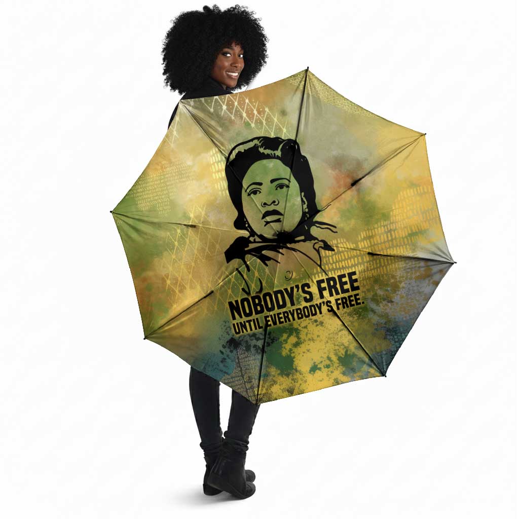 Fannie Lou Hamer Umbrella Unbossable Quote Design Protest Silhouettes and Voting Rights Tribute - Wonder Print Shop