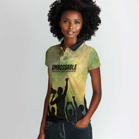 Fannie Lou Hamer Women Polo Shirt Unbossable Quote Design Protest Silhouettes and Voting Rights Tribute - Wonder Print Shop