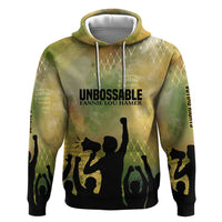 Fannie Lou Hamer Zip Hoodie Unbossable Quote Design Protest Silhouettes and Voting Rights Tribute - Wonder Print Shop