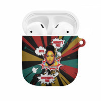 Fannie Lou Hamer AirPods Case with Pop Art Comic Style Design Bold Quote and Civil Rights Tribute - Wonder Print Shop