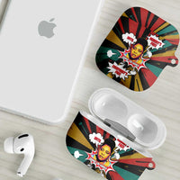 Fannie Lou Hamer AirPods Case with Pop Art Comic Style Design Bold Quote and Civil Rights Tribute - Wonder Print Shop