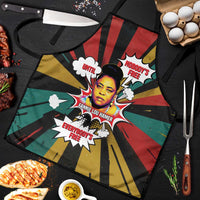 Fannie Lou Hamer Apron with Pop Art Comic Style Design Bold Quote and Civil Rights Tribute - Wonder Print Shop