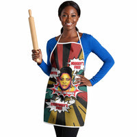 Fannie Lou Hamer Apron with Pop Art Comic Style Design Bold Quote and Civil Rights Tribute - Wonder Print Shop