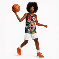 Fannie Lou Hamer Basketball Jersey with Pop Art Comic Style Design Bold Quote and Civil Rights Tribute - Wonder Print Shop
