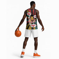 Fannie Lou Hamer Basketball Jersey with Pop Art Comic Style Design Bold Quote and Civil Rights Tribute - Wonder Print Shop