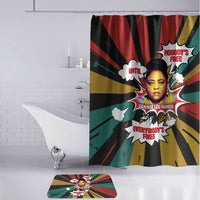 Fannie Lou Hamer Bathroom Set with Pop Art Comic Style Design Bold Quote and Civil Rights Tribute - Wonder Print Shop