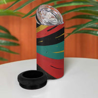 Fannie Lou Hamer 4 in 1 Can Cooler Tumbler with Pop Art Comic Style Design Bold Quote and Civil Rights Tribute - Wonder Print Shop