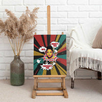 Fannie Lou Hamer Canvas Wall Art with Pop Art Comic Style Design Bold Quote and Civil Rights Tribute - Wonder Print Shop