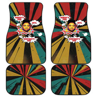 Fannie Lou Hamer Car Mats with Pop Art Comic Style Design Bold Quote and Civil Rights Tribute - Wonder Print Shop