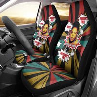 Fannie Lou Hamer Car Seat Cover with Pop Art Comic Style Design Bold Quote and Civil Rights Tribute - Wonder Print Shop