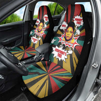 Fannie Lou Hamer Car Seat Cover with Pop Art Comic Style Design Bold Quote and Civil Rights Tribute - Wonder Print Shop
