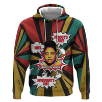 Fannie Lou Hamer Hoodie with Pop Art Comic Style Design Bold Quote and Civil Rights Tribute - Wonder Print Shop