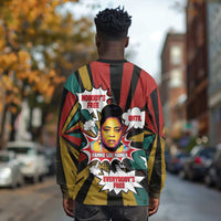 Fannie Lou Hamer Long Sleeve Shirt with Pop Art Comic Style Design Bold Quote and Civil Rights Tribute - Wonder Print Shop