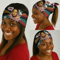 Fannie Lou Hamer Neck Gaiter with Pop Art Comic Style Design Bold Quote and Civil Rights Tribute - Wonder Print Shop