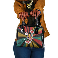 Fannie Lou Hamer Shoulder Handbag with Pop Art Comic Style Design Bold Quote and Civil Rights Tribute - Wonder Print Shop