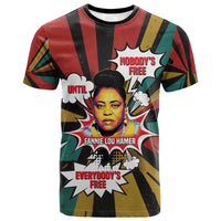 Fannie Lou Hamer T shirt with Pop Art Comic Style Design Bold Quote and Civil Rights Tribute - Wonder Print Shop