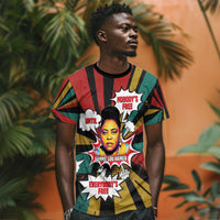Fannie Lou Hamer T shirt with Pop Art Comic Style Design Bold Quote and Civil Rights Tribute - Wonder Print Shop