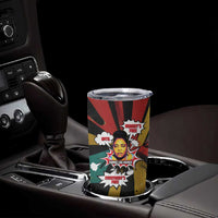 Fannie Lou Hamer Tumbler Cup with Pop Art Comic Style Design Bold Quote and Civil Rights Tribute - Wonder Print Shop