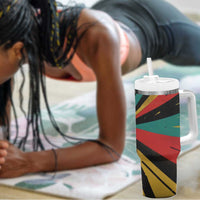 Fannie Lou Hamer Tumbler With Handle with Pop Art Comic Style Design Bold Quote and Civil Rights Tribute - Wonder Print Shop