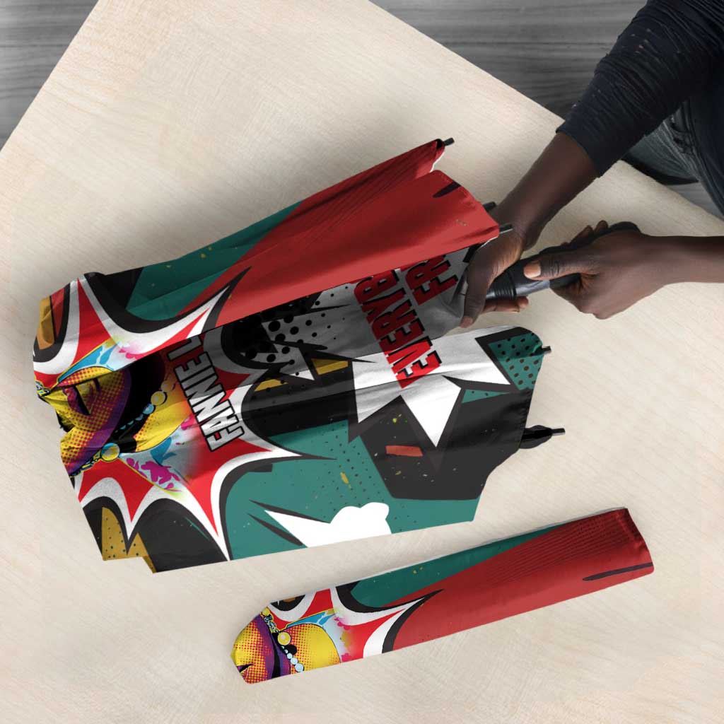 Fannie Lou Hamer Umbrella with Pop Art Comic Style Design Bold Quote and Civil Rights Tribute - Wonder Print Shop