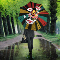 Fannie Lou Hamer Umbrella with Pop Art Comic Style Design Bold Quote and Civil Rights Tribute - Wonder Print Shop