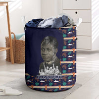 Kwame Nkrumah Laundry Basket Ghana Pan-African Print Design Portrait and Anti-Colonial Legacy Tribute - Wonder Print Shop