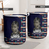 Kwame Nkrumah Laundry Basket Ghana Pan-African Print Design Portrait and Anti-Colonial Legacy Tribute - Wonder Print Shop