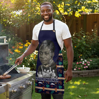 Kwame Nkrumah Apron Ghana Pan-African Print Design Portrait and Anti-Colonial Legacy Tribute - Wonder Print Shop