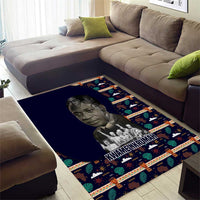Kwame Nkrumah Area Rug Ghana Pan-African Print Design Portrait and Anti-Colonial Legacy Tribute - Wonder Print Shop