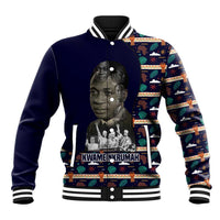 Kwame Nkrumah Baseball Jacket Ghana Pan-African Print Design Portrait and Anti-Colonial Legacy Tribute - Wonder Print Shop