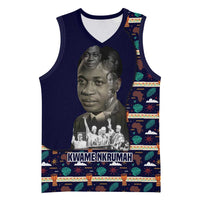 Kwame Nkrumah Basketball Jersey Ghana Pan-African Print Design Portrait and Anti-Colonial Legacy Tribute - Wonder Print Shop