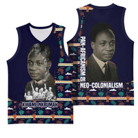 Kwame Nkrumah Basketball Jersey Ghana Pan-African Print Design Portrait and Anti-Colonial Legacy Tribute - Wonder Print Shop