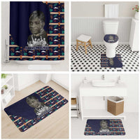 Kwame Nkrumah Bathroom Set Ghana Pan-African Print Design Portrait and Anti-Colonial Legacy Tribute - Wonder Print Shop