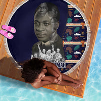 Kwame Nkrumah Beach Blanket Ghana Pan-African Print Design Portrait and Anti-Colonial Legacy Tribute - Wonder Print Shop