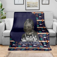 Kwame Nkrumah Blanket Ghana Pan-African Print Design Portrait and Anti-Colonial Legacy Tribute - Wonder Print Shop