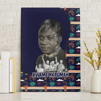 Kwame Nkrumah Canvas Wall Art Ghana Pan-African Print Design Portrait and Anti-Colonial Legacy Tribute - Wonder Print Shop