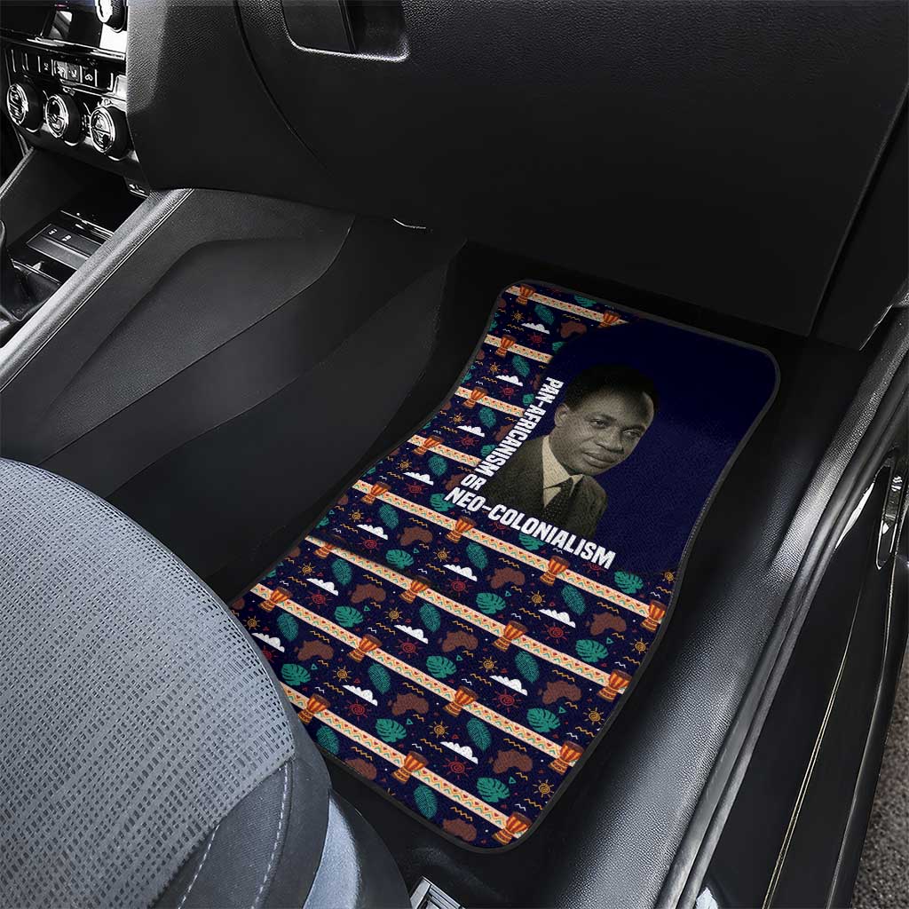 Kwame Nkrumah Car Mats Ghana Pan-African Print Design Portrait and Anti-Colonial Legacy Tribute - Wonder Print Shop